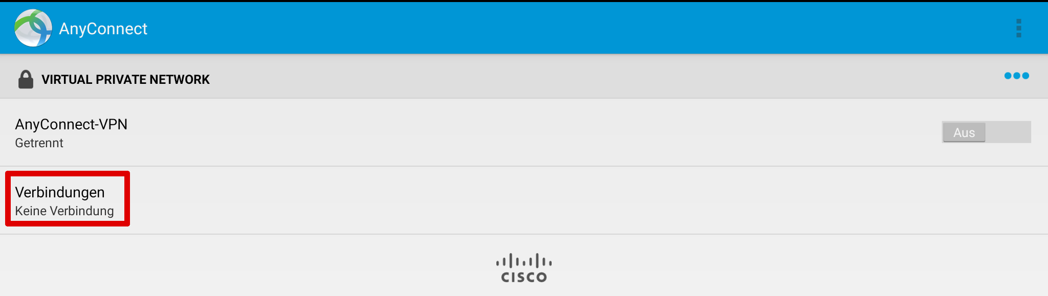 cisco anyconnect android