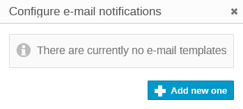  configure an e-mail notification